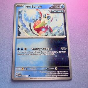 iron bundle - 055/191 (uncommon) — pokemon: surging sparks